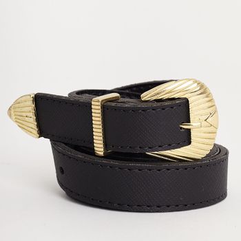 Cinto fivela concha - PRETA