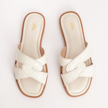 Rasteira Texturizada Trend - OFF WHITE