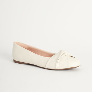 Sapatilha em napa - OFF WHITE