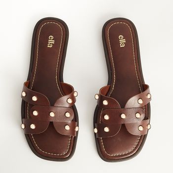 Rasteira Tachas H - TERRA