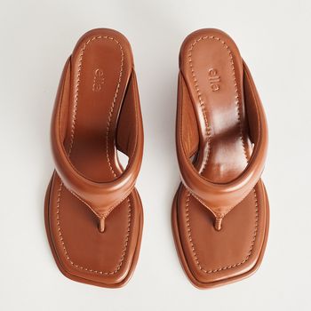 Tamanco Anabela - CARAMELO