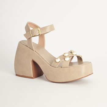 Plataforma Esferas Metálicas - BEGE PANNA