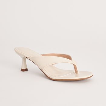 Tamanco Salto Fino - OFF WHITE