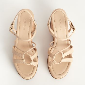 Anabela Tiras Salto Cortiça - AMENDOA