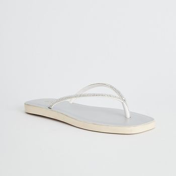 Chinelo Strass - PRATA