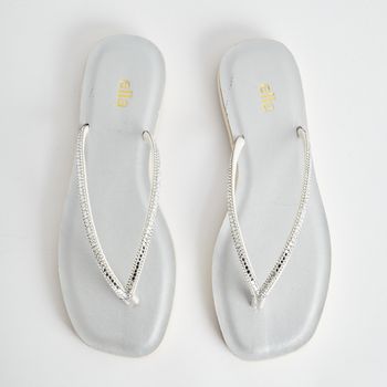 Chinelo Strass - PRATA