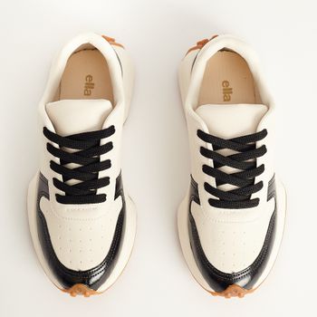 Tênis Urban Solado Tratorado - OFF WHITE/PRETA