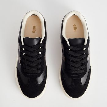 Tênis Mix Texturas - PRETA/ONIX