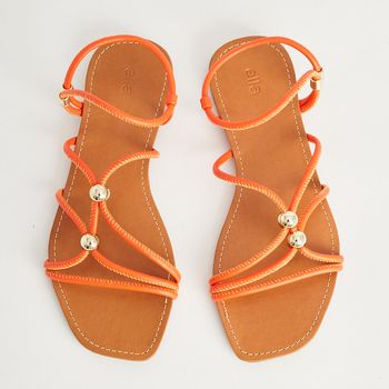 Rasteira Calce Fácil - LARANJA