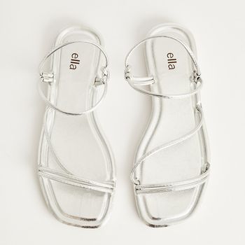 Rasteira Slim Metalizada - PRATEADO