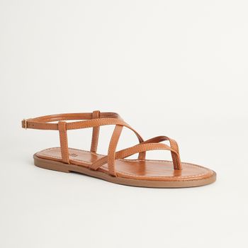 Rasteira Tiras - CAMEL