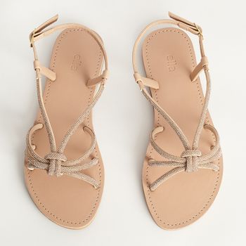 Rasteira Brilho - ROSE