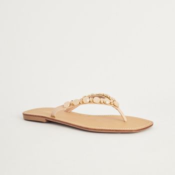 Rasteira Pedraria - AMENDOA