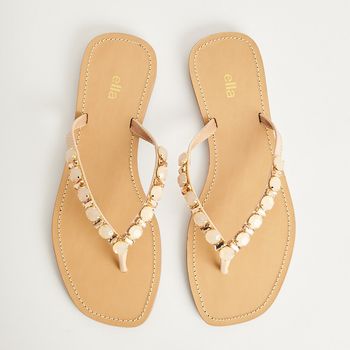 Rasteira Pedraria - AMENDOA