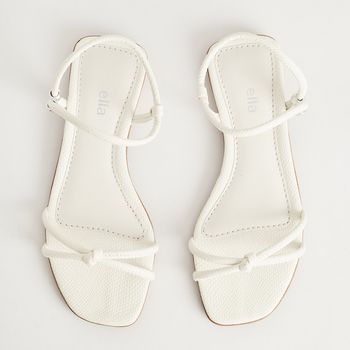 Rasteira Brilho Glam - OFF WHITE