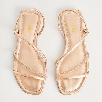 Rasteira Strass Glam - COBRE