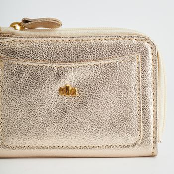 Carteira Zíper - CHAMPAGNE