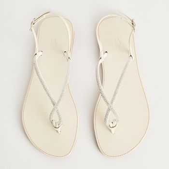 Rasteira Strass Nózinho - CRISTAL