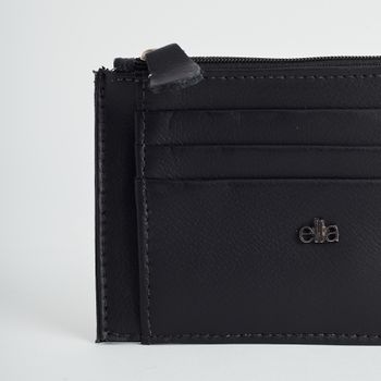 Porta-Cartão Zíper - PRETA