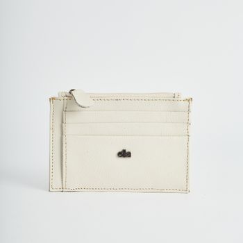 Porta-Cartão Zíper - OFF WHITE