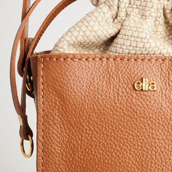 Bolsa Couro Tassel Saco - CARAMELO